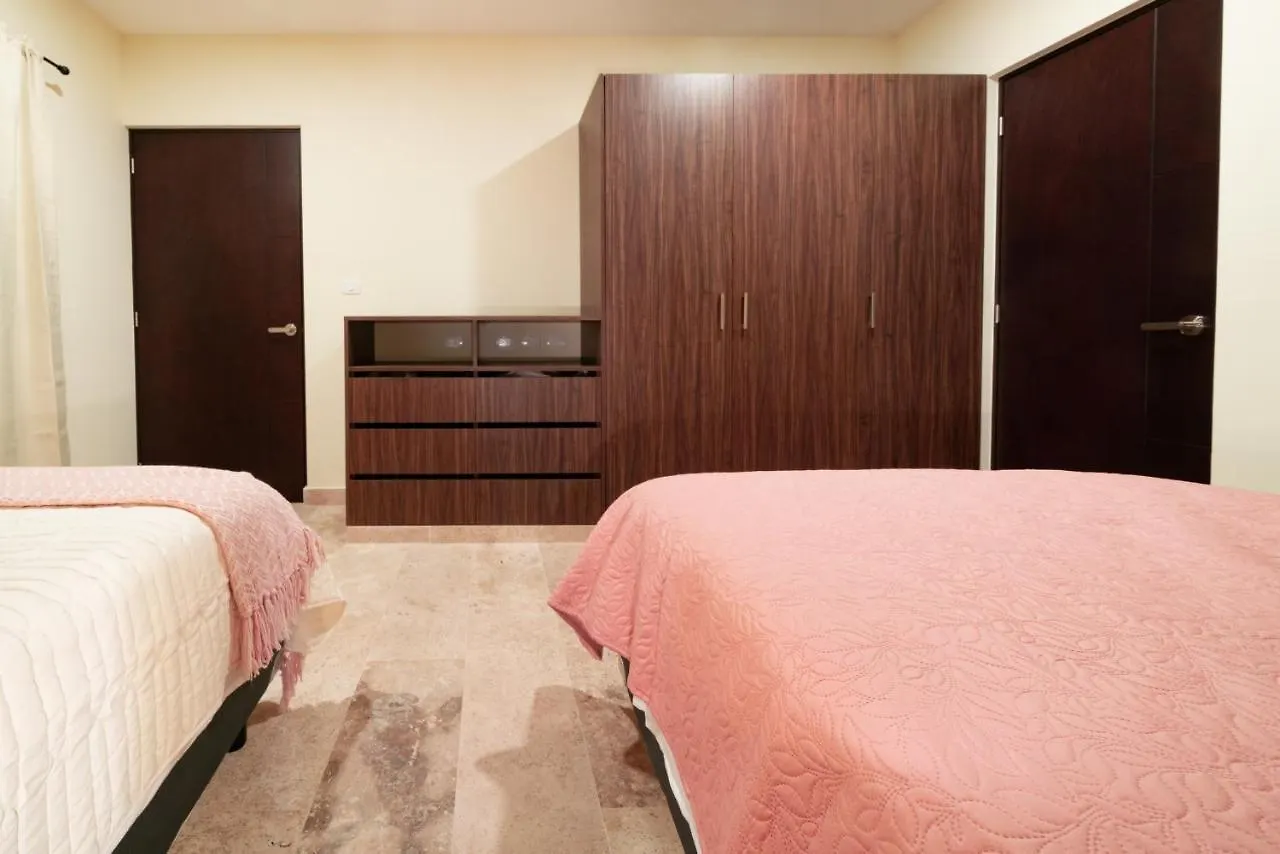 Apartment Condo Verde Oasis - Central 2 Bedroom With Pool, Gym, Private Terrace - At Veranto Condos Playa del Carmen