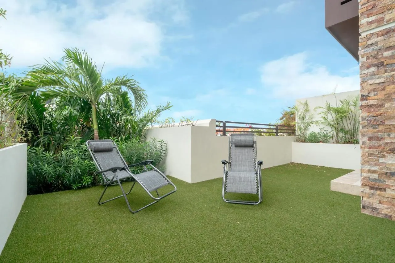 Condo Verde Oasis - Central 2 Bedroom With Pool, Gym, Private Terrace - At Veranto Condos Playa del Carmen Mexico